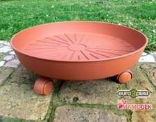 SOTTOVASO Euro3plast plastica con ruote tondo 21-25cm alta qualità solido