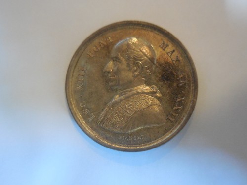 Vaticano leone xiii medaglia - leone,