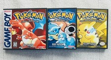 Pokemon Rosso, Bue, Giallo