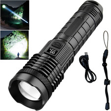 Torcia LED Ricaricabile Laser