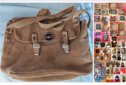 Tascapane militare vintage un - tascapane, vintage,