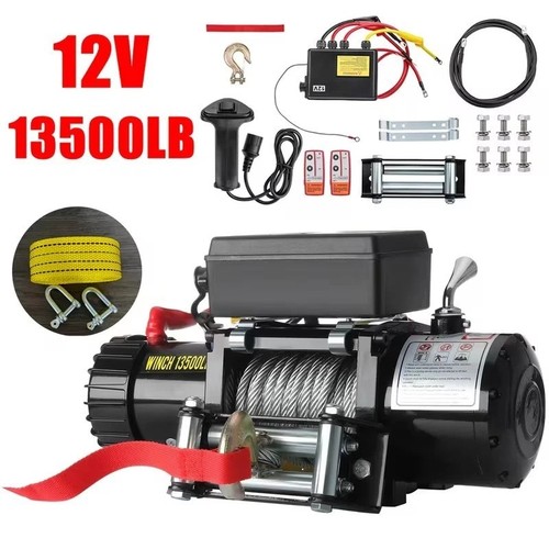 Argano elettrico 12v 13500lb - argano,