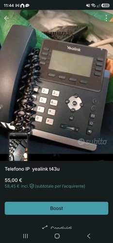 Yealink t43u telefono voip - yealink,