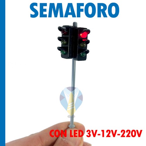Semaforo doppio tre segnali - semaforo,