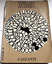 STORIA DEL PENSIERO FILOSOFICO | Ludovico Geymonat | Vol II Garzanti 1982