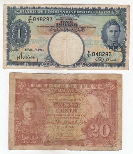 British malaya centesimi - 20,