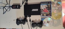 PlayStation 2 SLIM SONY CON I SUOI ACCESSORI PAD MEMORY CAVI PS2 LEGGE TUTTO