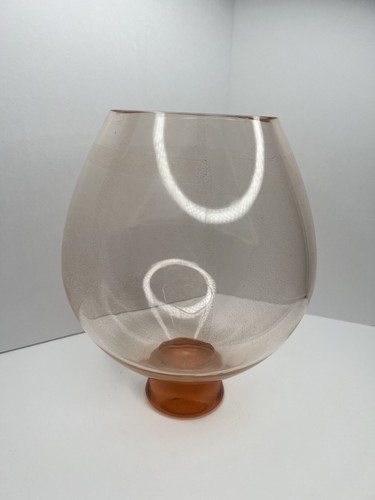 Vaso vetro macchie rosa - e, oro