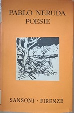 POESIE PABLO NERUDA 1962 SANSONI [Hardcover] [Jan 01, 1962] PABLO NERUDA