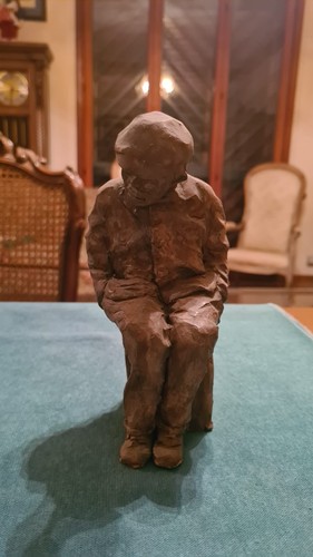 Scultura terracotta di - in,