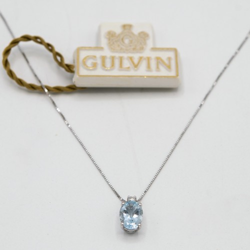 Collana oro bianco - collana,