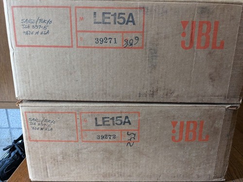 Coppia woofer jbl le15a alnico - coppia,