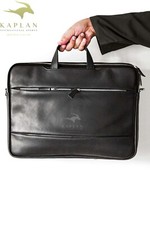 Men Laptop Messenger Bag Cowhide Leather Briefcase Shoulder Office Travel Bag