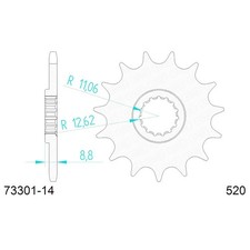 Pignone afam acciaio p520 - pignone,