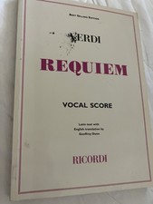 requiem vocal score	verdi