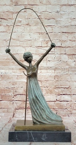 Scultura bronzo con - bronzo,