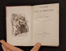 UN DRAME DANS LA MONTAGNE JEANNE CAZIN ILLUSTRE' VUILLIER