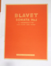 BLAVET SONATA n 1  SPARTITO Flute & pianoforte  rudall carte