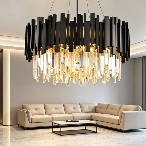 Lampadario cristallo lusso - lampadario,