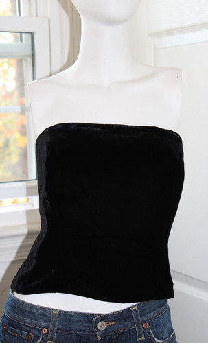 Top corsetto velluto polo - top,