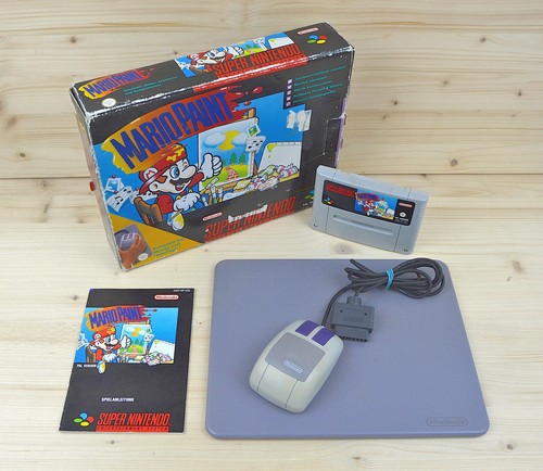 Snes mario paint incl mouse - snes, incl.