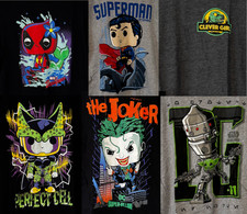 5 x Funko Pop Tees Various