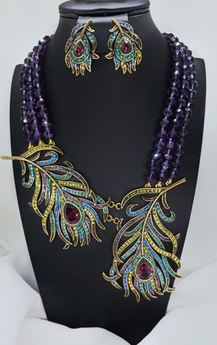 Collana orecchini autentici - e,