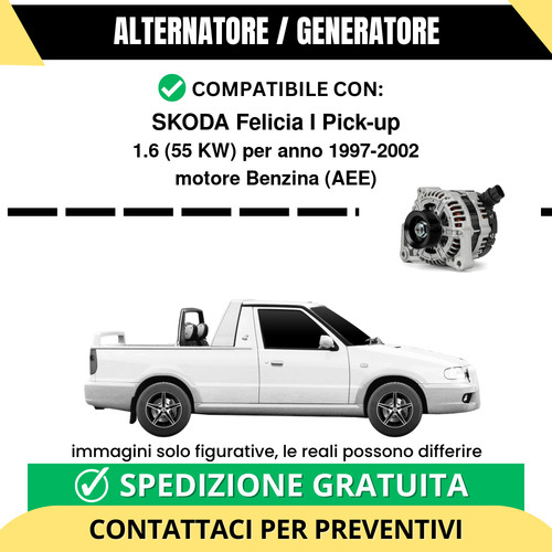 Alternatore skoda felicia - skoda, i