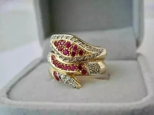 Anello donna serpente taglio