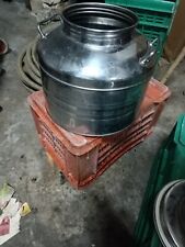 CONTENITORE BIDONE FUSTO PER OLIO IN ACCIAIO INOX 25 LITRI 