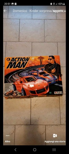 Action man pista telecomandata - man,