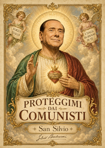 Poster berlusconi san - poster, a3