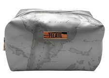 Beauty case Alviero Martini Prima Classe Tessuto Overlight Silver Medio