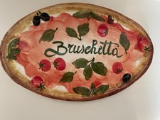 Piatto ovale dipinto - , a