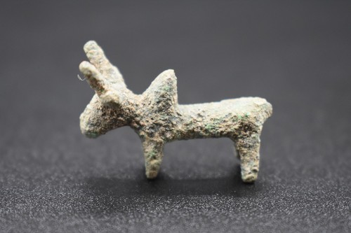 Ancient luristan bronze bull - bronze,