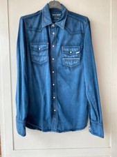 CARE LABEL  CAMICIA IN DENIM  TAGLIA M