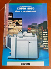 OLIVETTI  Depliant Brochure FOTOCOPIATRICE COPIA 8050