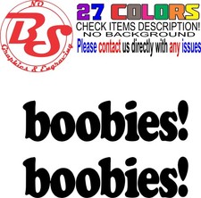 6" Titty Boobs Boobies Tits