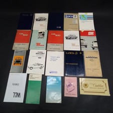Blocco libretti uso e manutenzione misti Audi,Wrangler,Cadillac,Lancia. Mediocri