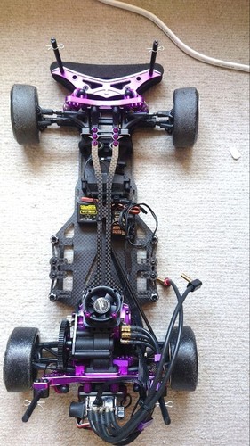 Yokomo purple rc drift - yd-2e,