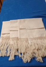 4 Asciugamani in Lino Grezzo