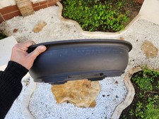 Vaso bonsai ovale in resina -