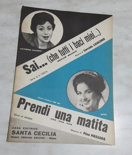 Spartito musicale mina - mina, &