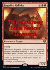MTG RAGEFIRE HELLKITE 285 FOIL