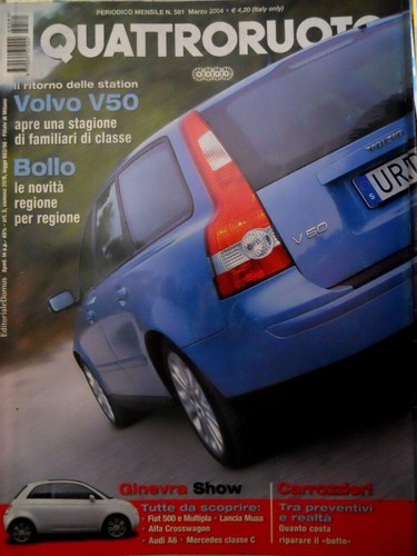 Quattroruote 581 2004 volvo - quattroruote,