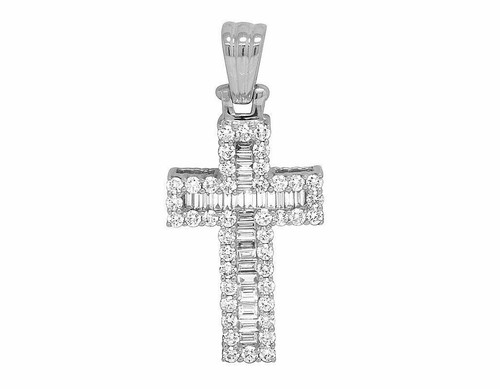 Ciondolo croce diamante - , taglio