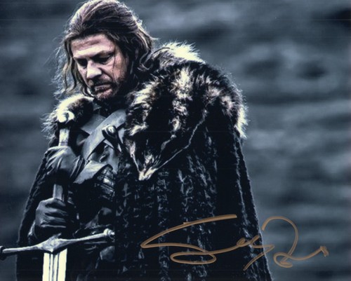 Sean bean signed - bean, eddard