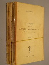 APPUNTI DEL CORSO DI ANALISI