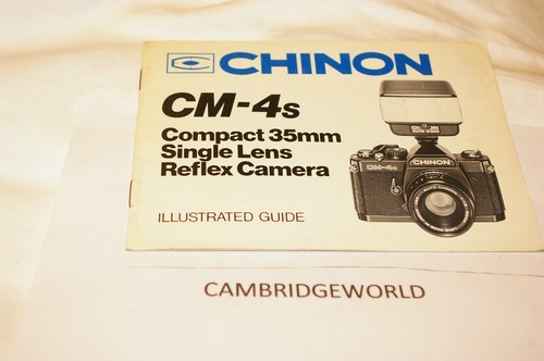 Fotocamera reflex chinon 4s - chinon, cm-4s
