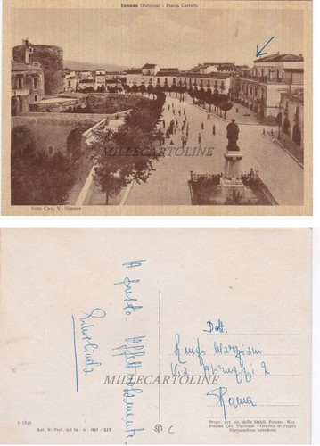 Venosa piazza castello - venosa:,
